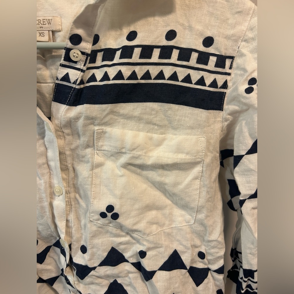 JCrew Linen Top - Picture 4 of 4